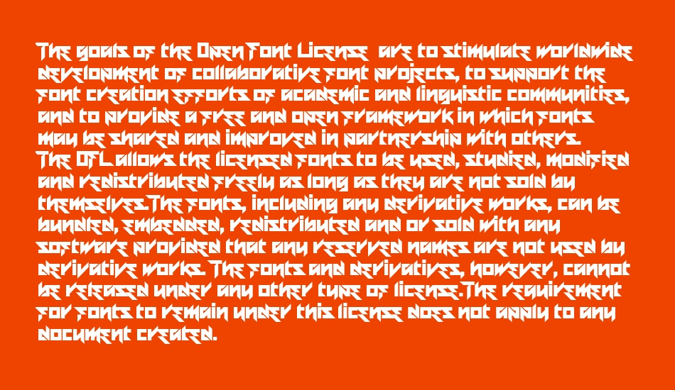 Blessings of Babylon font 1