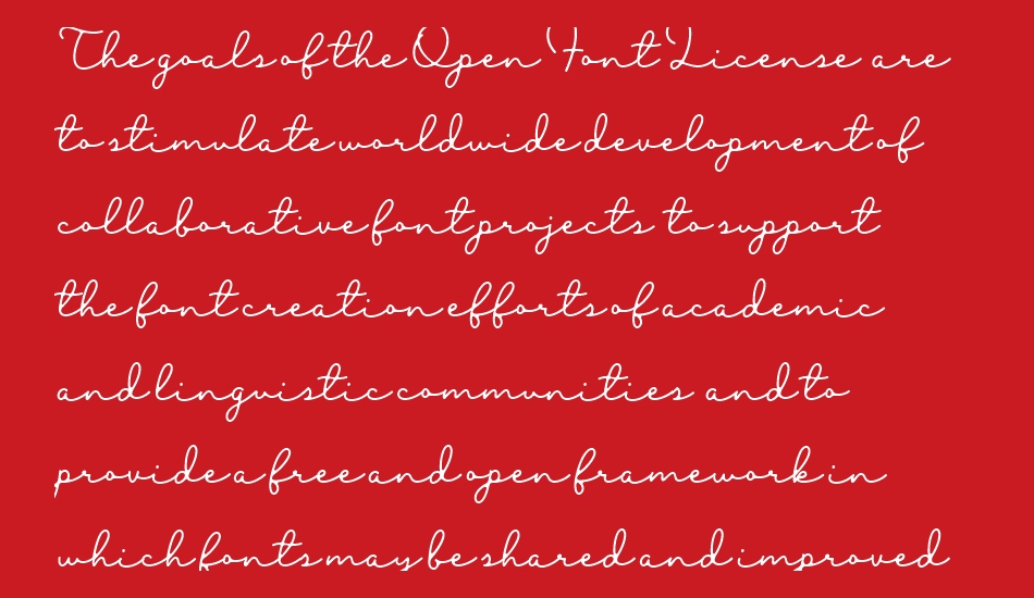 Blesson font 1