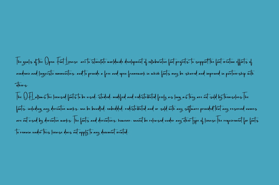 Blink Gaston font 1