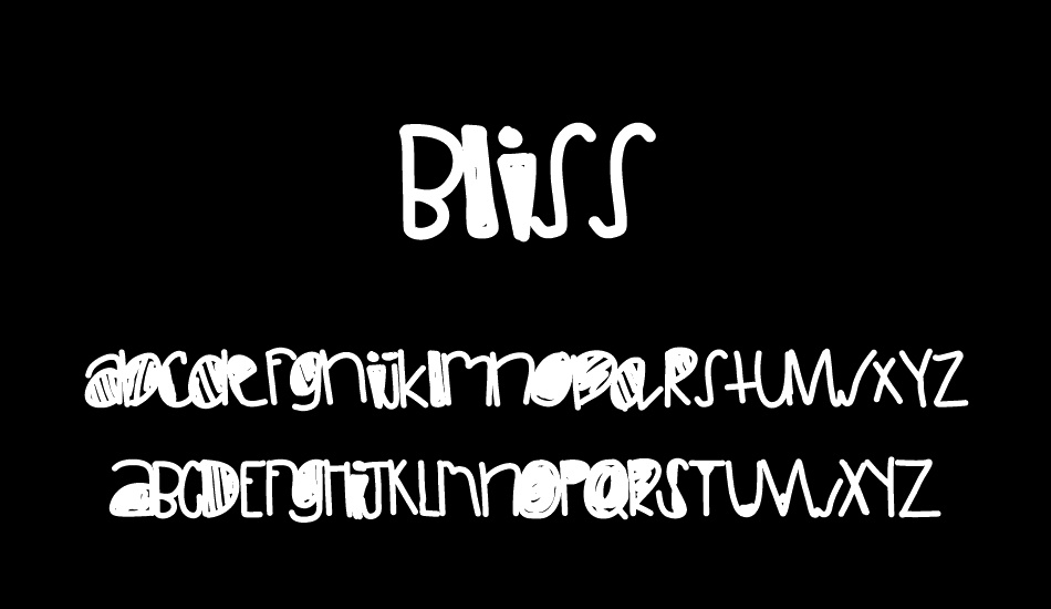 Bliss font