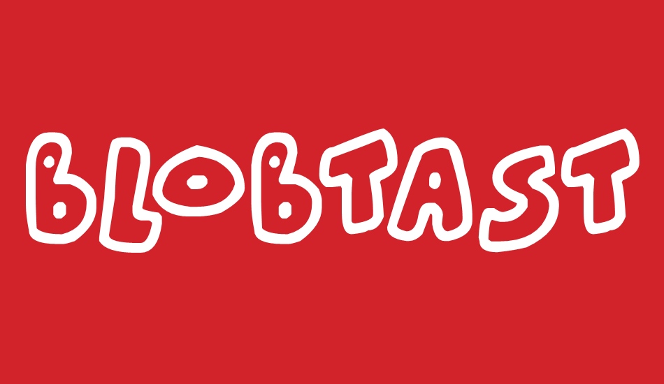 Blobtastics font big