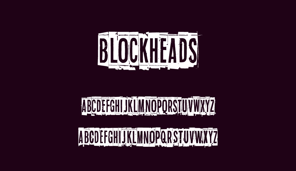 blockheads font