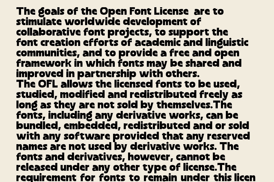 Blonkra font 1
