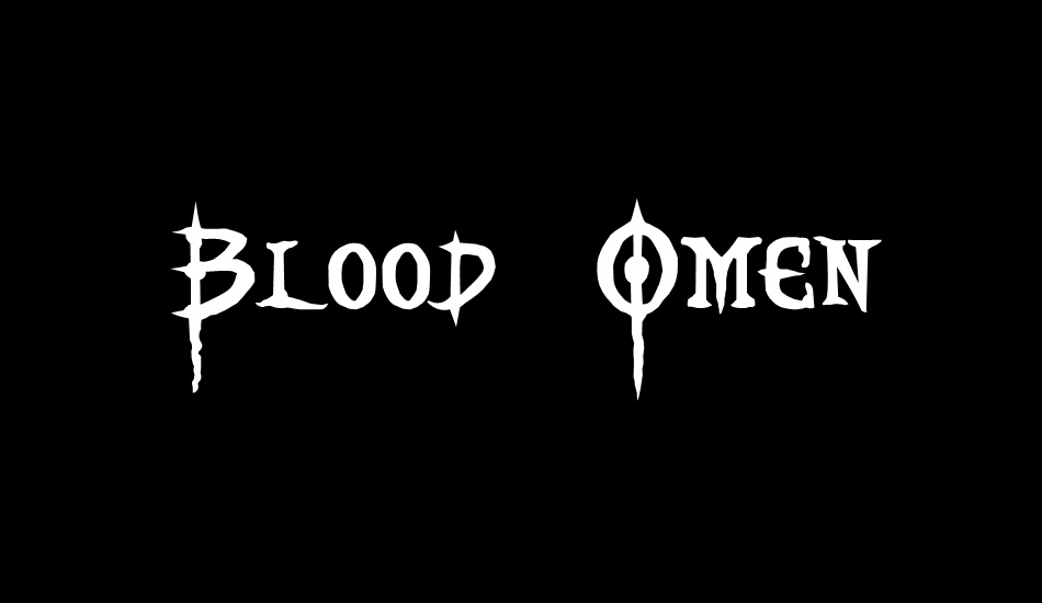 Blood Omen font big