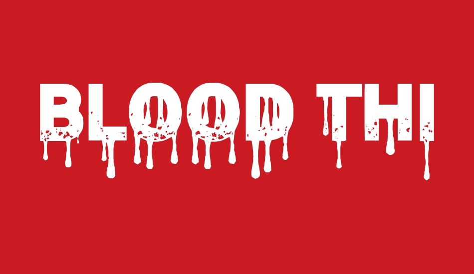 Blood Thirst font big