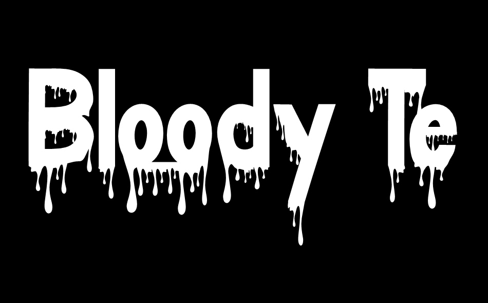 Bloody Terror font big