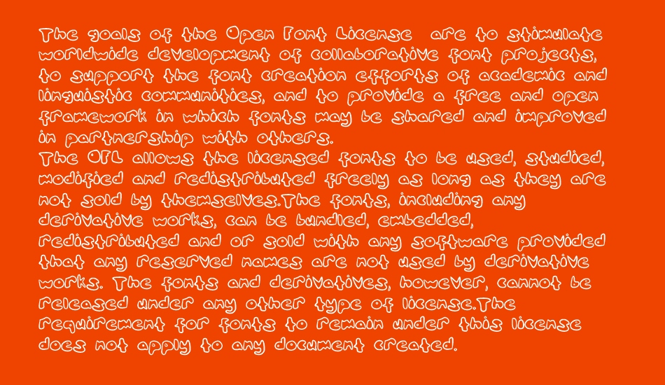 Bloop font 1