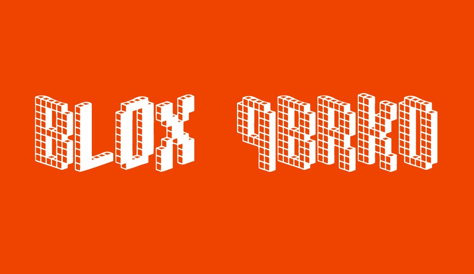 Blox (BRK) font big