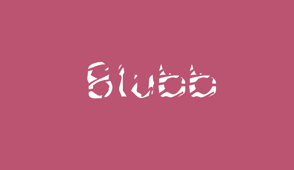 Blubb font big