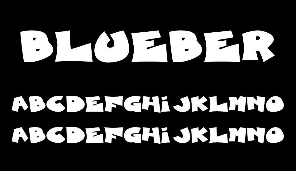 Blueberry font