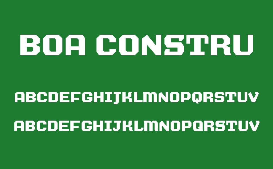 Boa Construktor font