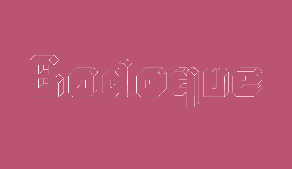 Bodoque font big