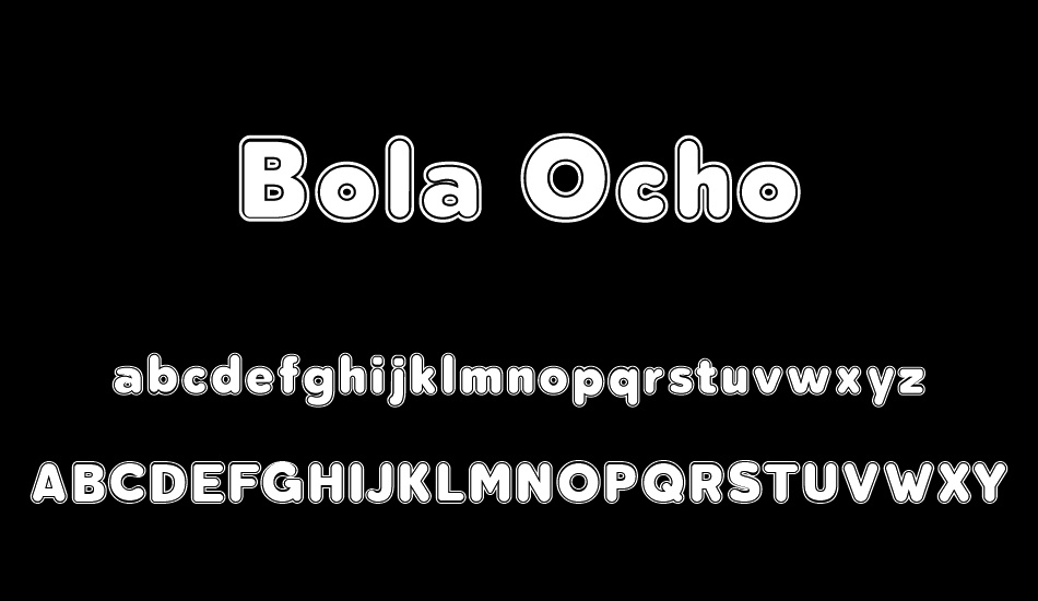 Bola Ocho font