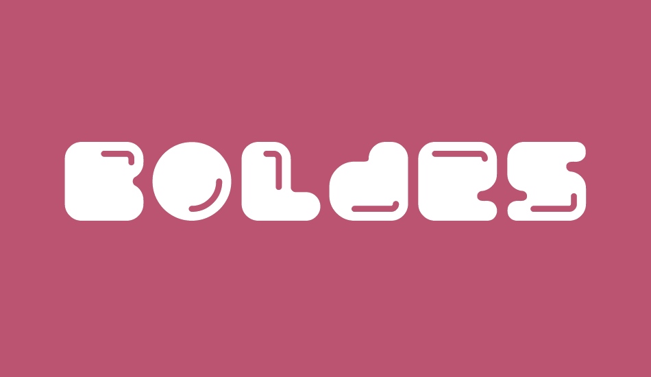 Boldest Free font big