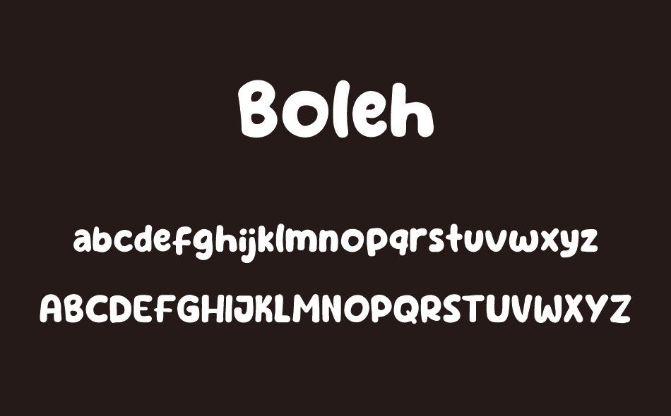 Boleh font