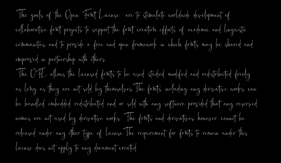 Bollivia Rosilla Script font 1