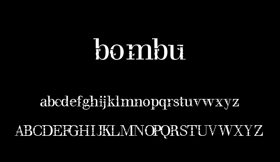 bombu font