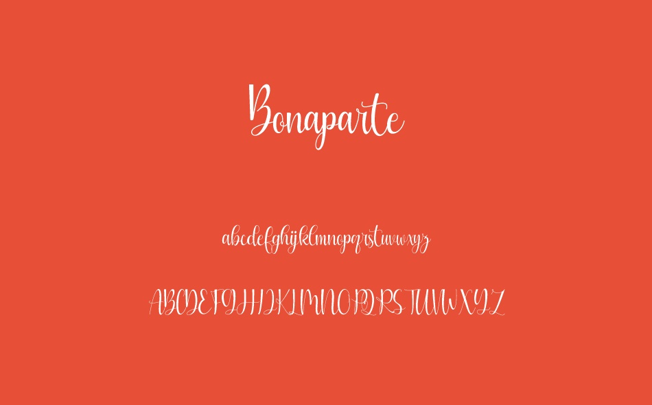 Bonaparte font