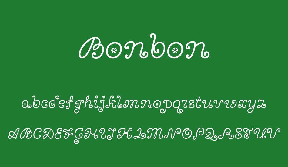 Bonbon font