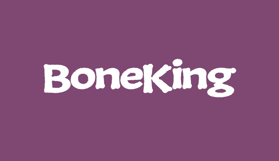 BoneKing font big