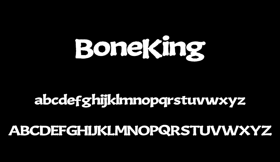 BoneKing font
