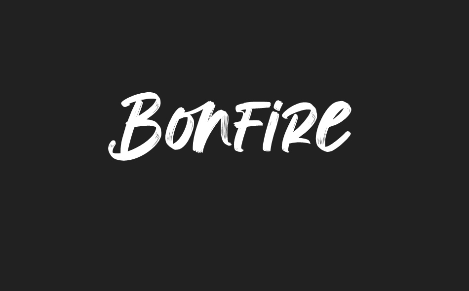 Bonfire font big