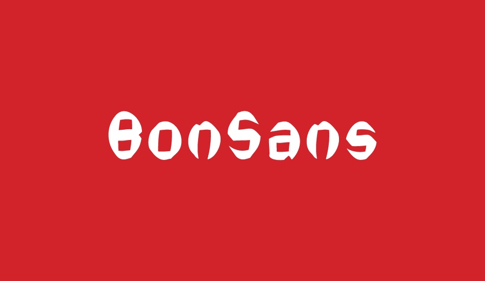 BonSans font big