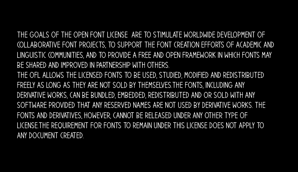 Bookish font 1