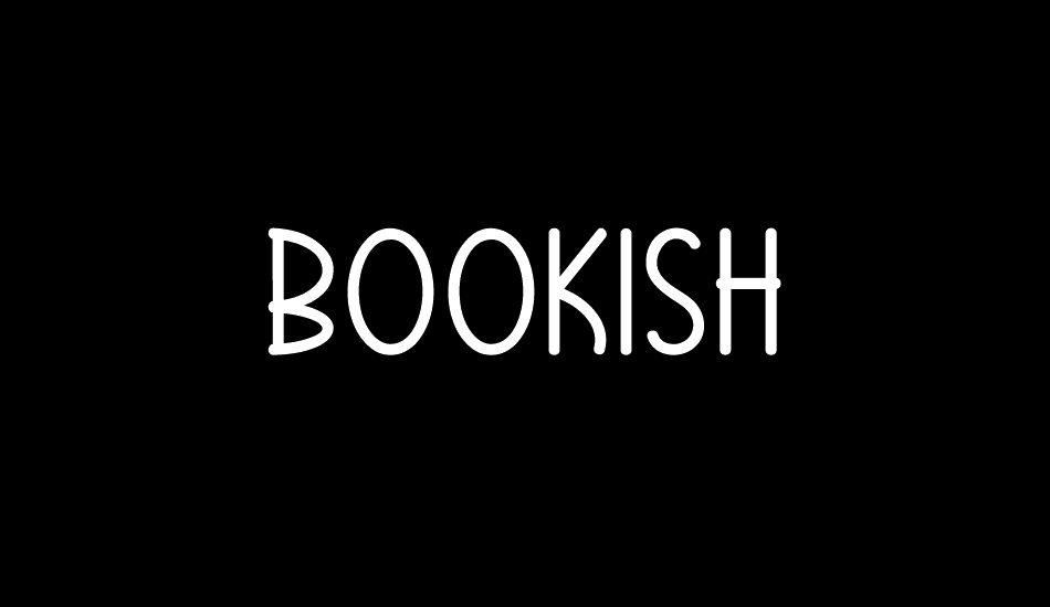 Bookish font big