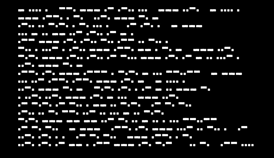 Bootcamp Morsecode font 1