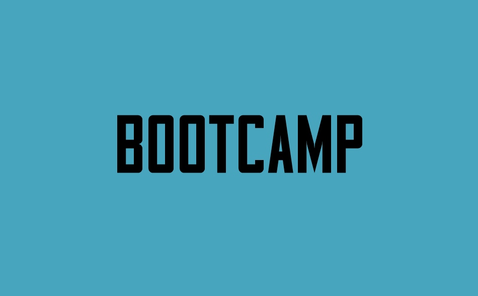 Bootcamp font big