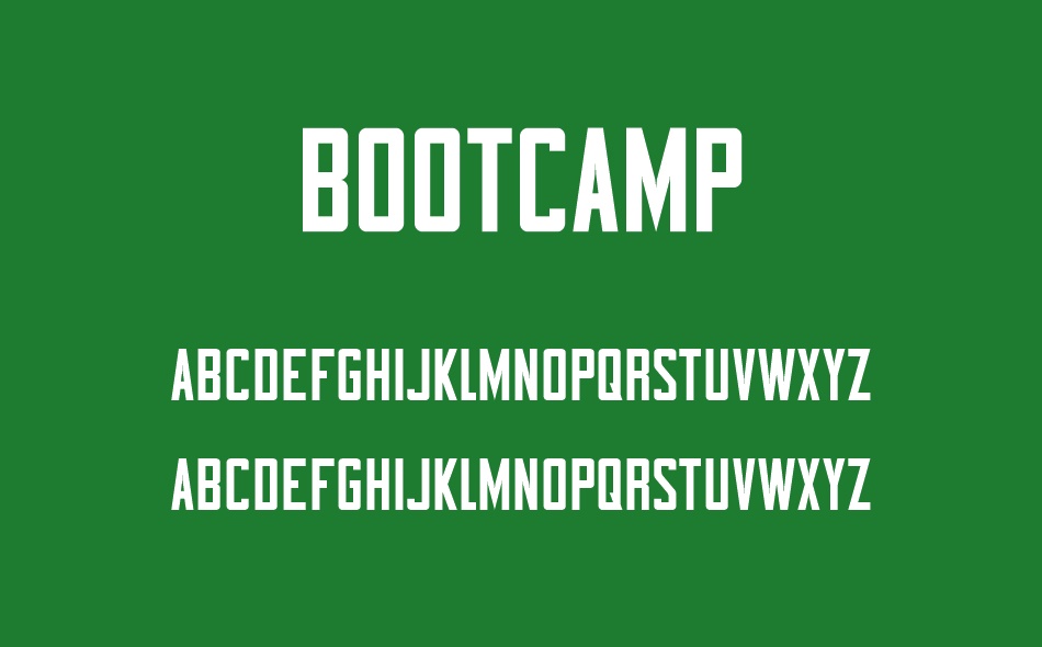 Bootcamp font