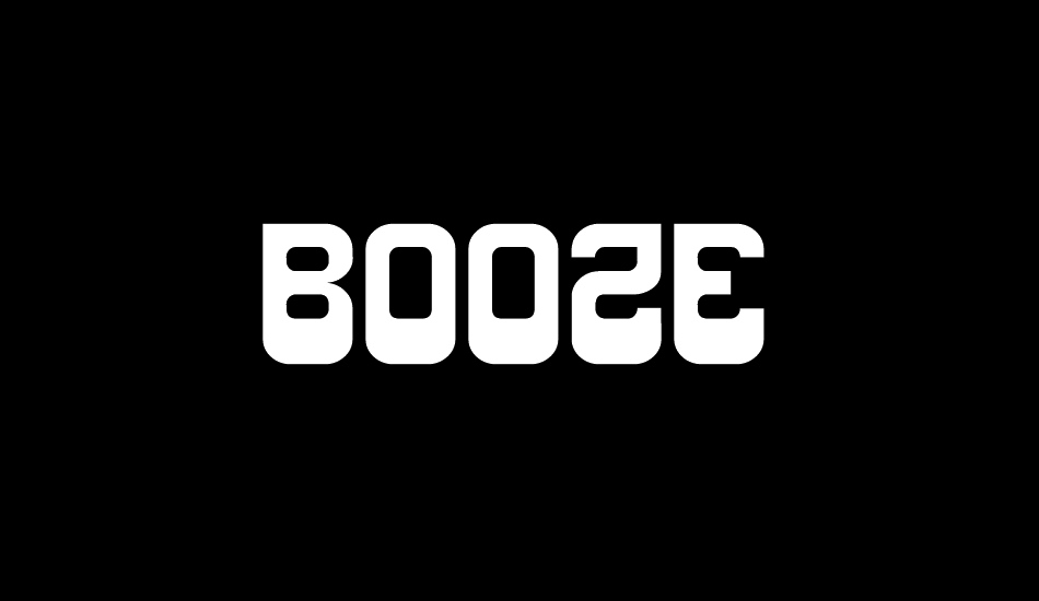 Booze font big