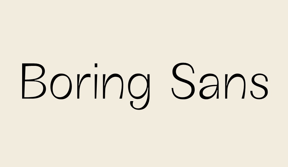 boring-sans-b-trial-light font big