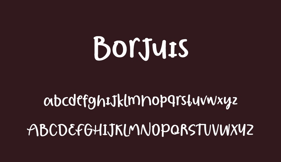 Borjuis font