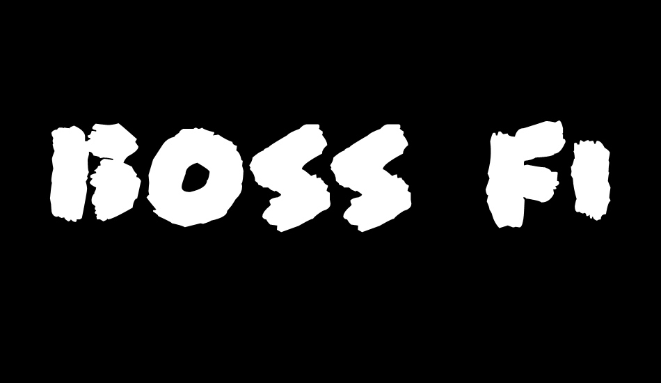 Boss Fight font big