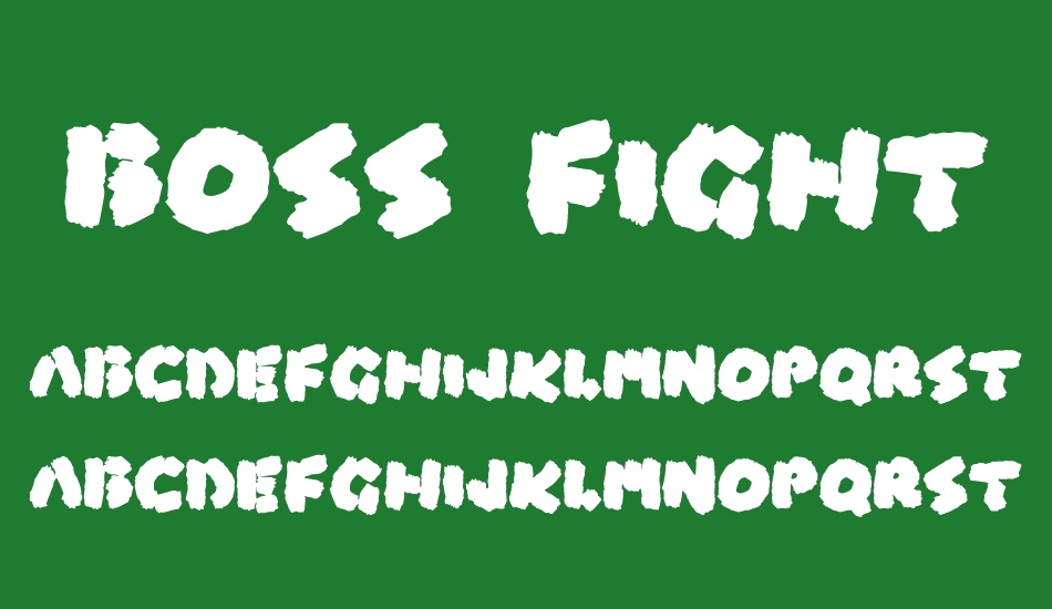 Boss Fight font