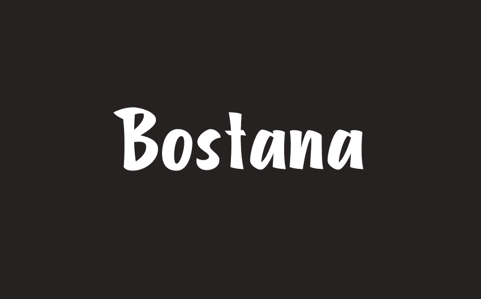 Bostana font big