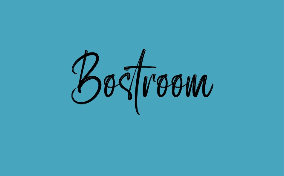 Bostroom font big