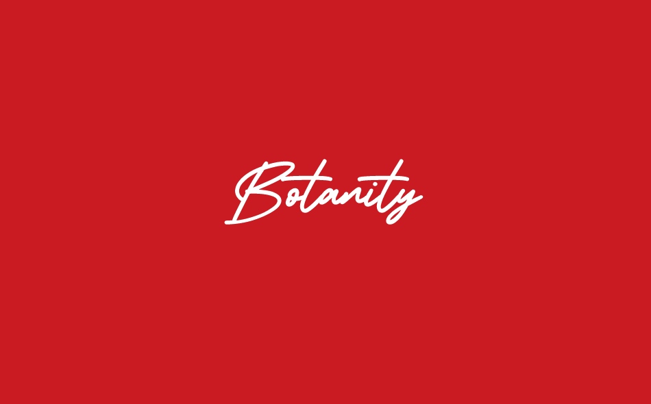 Botanity font big