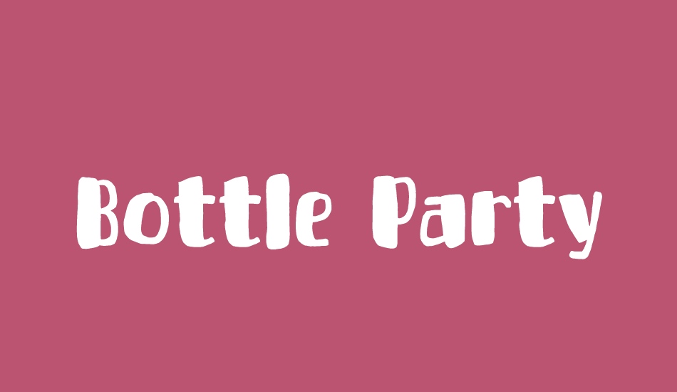 Bottle Party DEMO font big