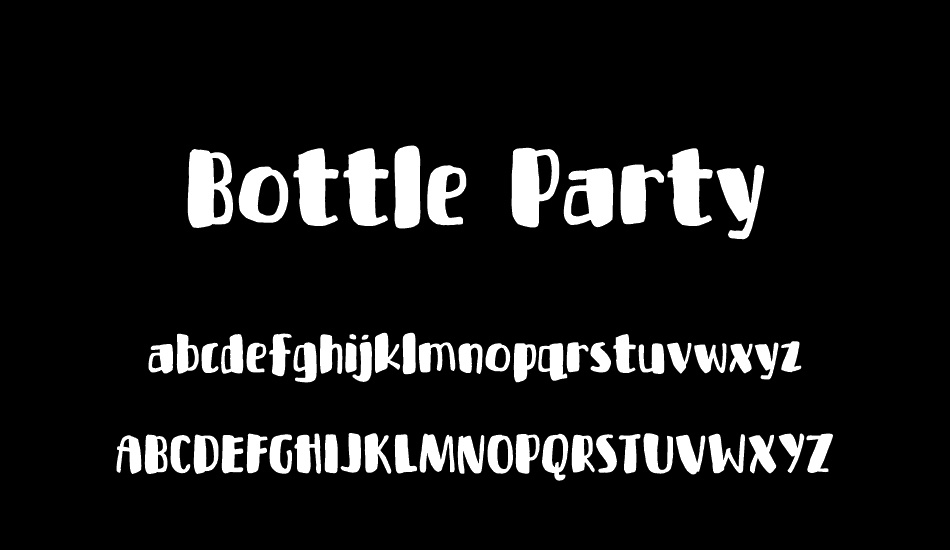 Bottle Party DEMO font