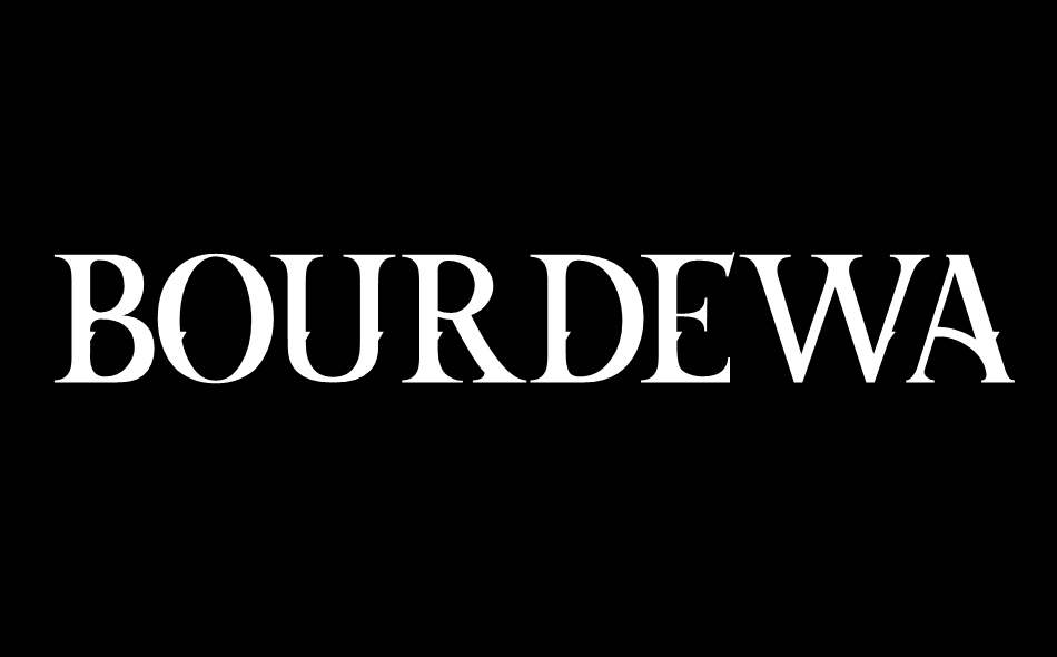 Bourdeway font big