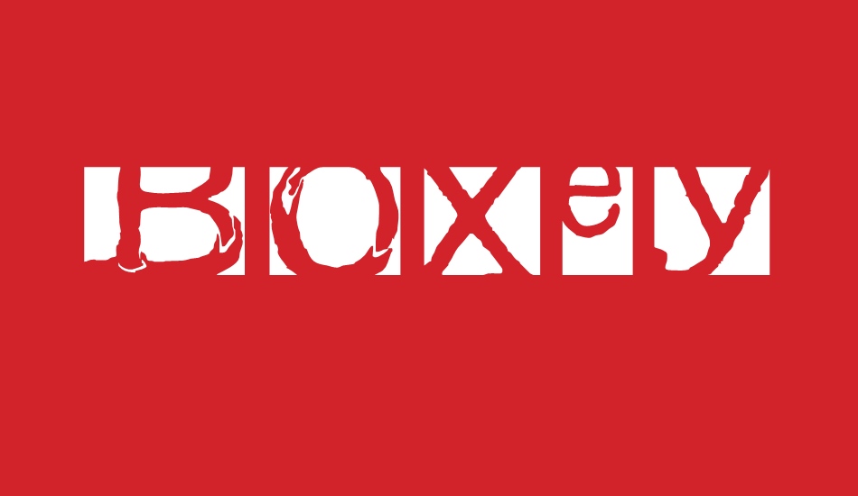 boxey moron font big