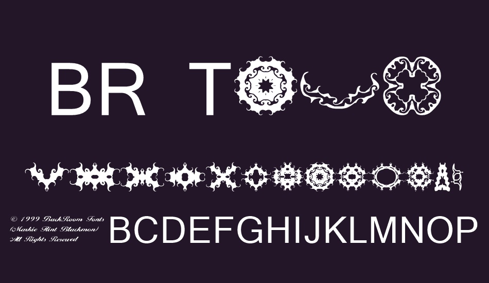 BR Thorns font