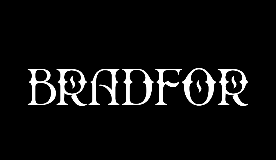 Bradford font big