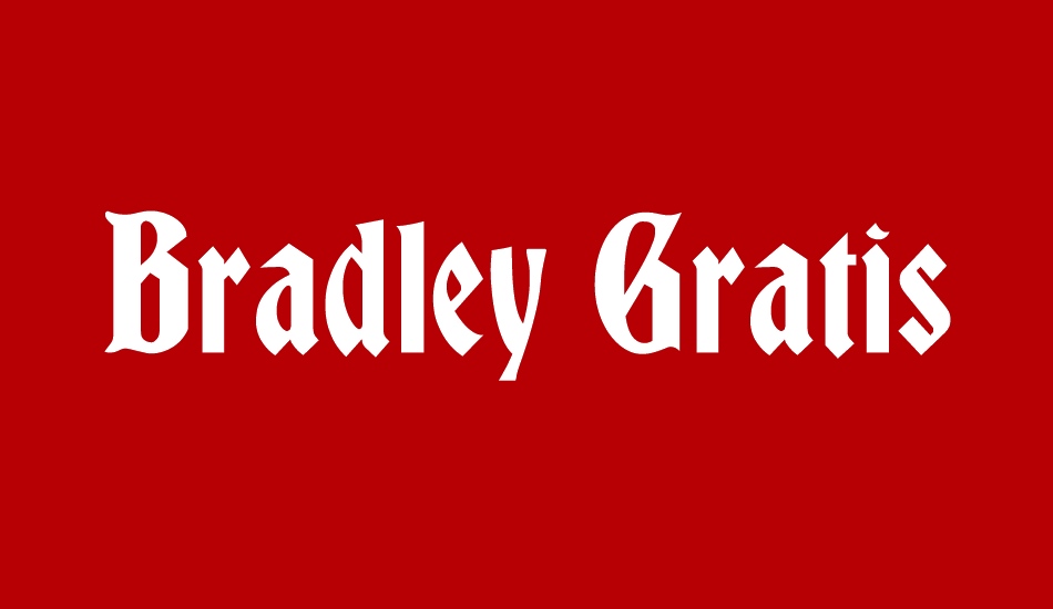 Bradley Gratis font big