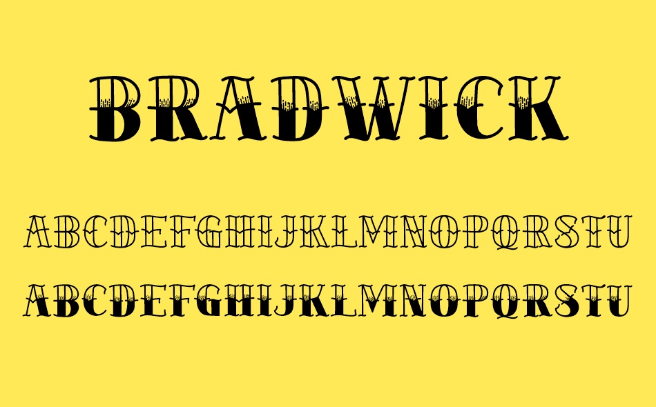Bradwick font