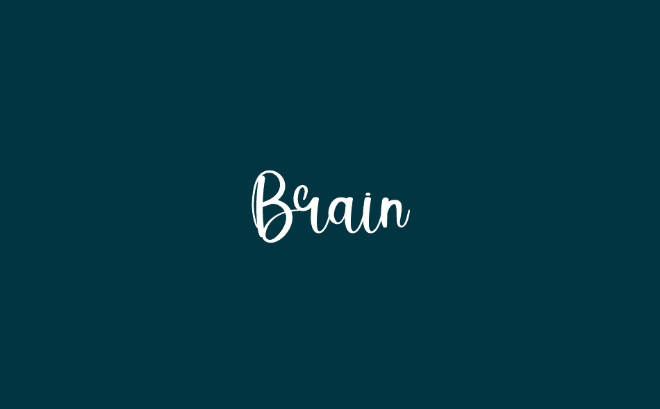 Brain font big