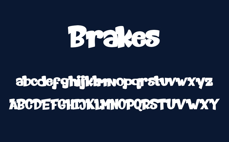 Brakes font
